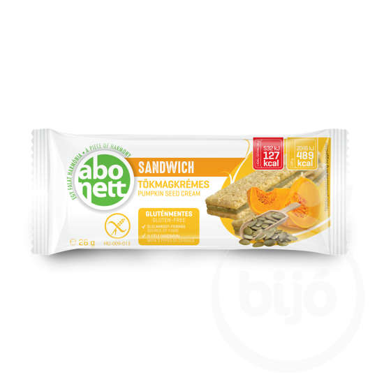 Abonett Sendvič s tekvicovým krémom bezlepkový 26g