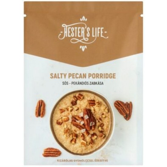Hester's Life Salty Pecan Porridge pekanová kaša slaná 50g