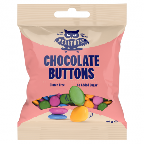 Healthyco Čokoládové lentilky 40g Healthyco Čokoládové lentilky 40g