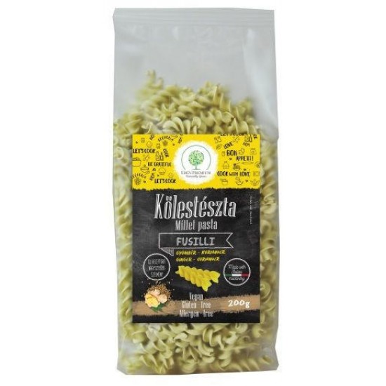Eden Premium Bezlepkové pšenové cestoviny fusilli - koriander, zázvor 200 g