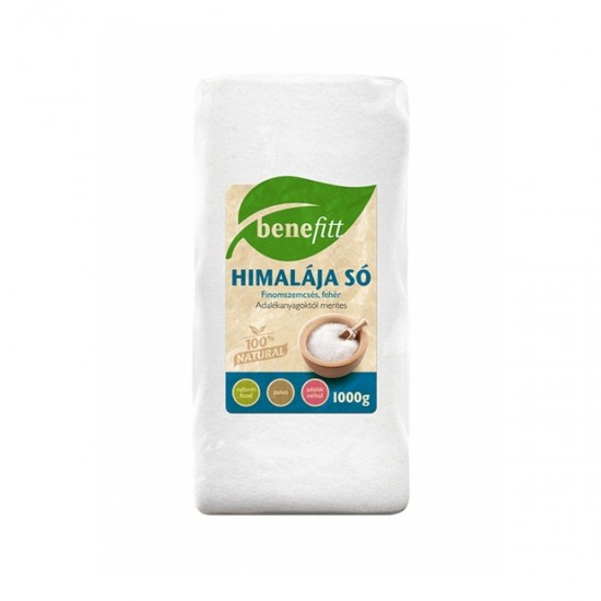 Benefitt Himalájska soľ biela jemná 1kg