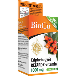 BioCo Vitamín C RETARD 1000mg s plodom šípky 100tbl