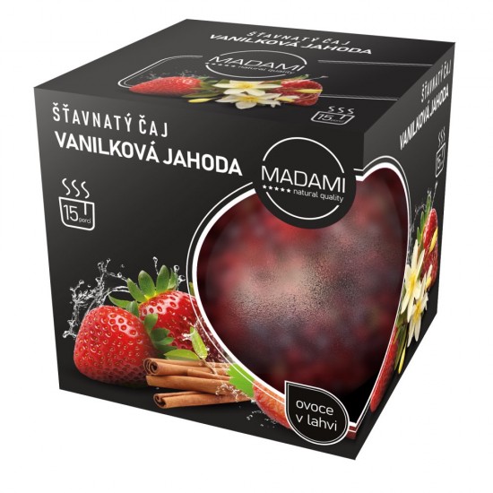 Madami Vanilková jahoda šťavnatý čaj 480g