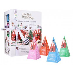 English Tea Shop Darčeková kolekcia Vianoce biela BIO 12 pyramidok