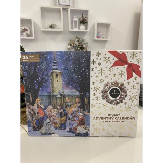 Leros Adventný kalendár s liečivými bylinkami 24ks