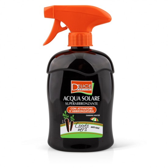 DELICE SOLAIRE Opaľovacia voda pre intenzívne opálenie s čiernou mrkvou 500 ml