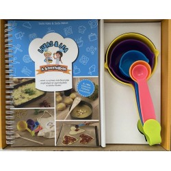 Sada Lukas&Lea v kuchyni, modrá sada - Predjedlá, hlavné jedlá, dezerty