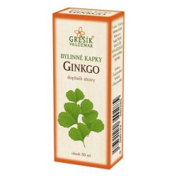 Grešik Bylinné kvapky Ginkgo 50ml